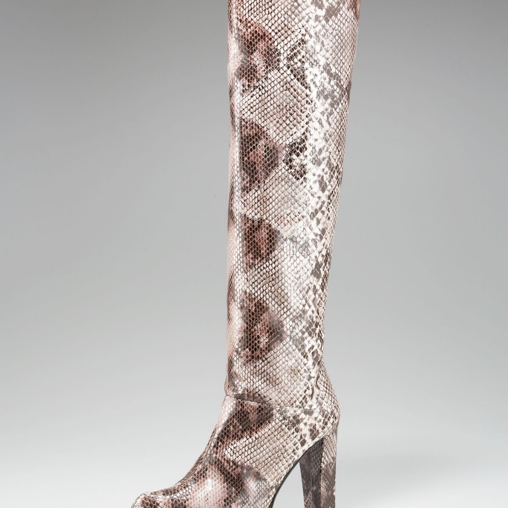 Stuart Weitzman snake boots
